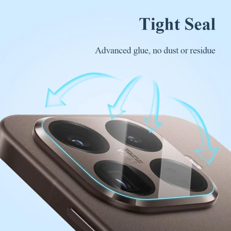 For Xiaomi 15T Pro 5G LeReach TF Series AirGlass Version HD Wear-Resistant Camera Lens Glass Film(Black) - Image 6