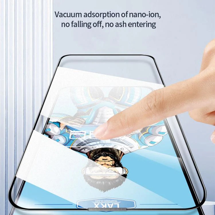 For Xiaomi 17 10pcs Blue Gorilla Anti-fingerprint Anti-static Silk Screen HD Electroplated Tempered Glass Film - Image 4