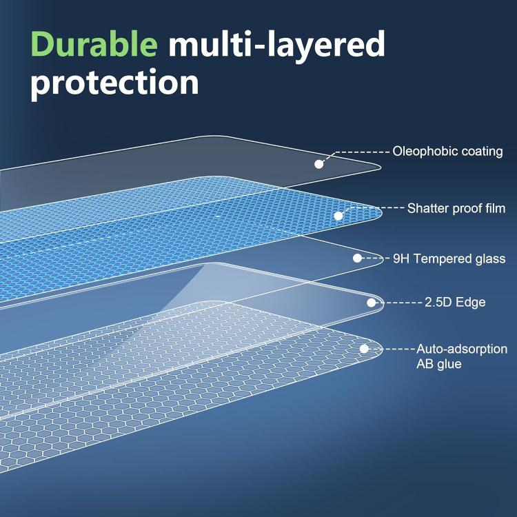 For Xiaomi 17 25pcs High-Aluminum Full-Coverage Anti-Fingerprint Screen-Printed HD Tempered Glass Film - Image 6