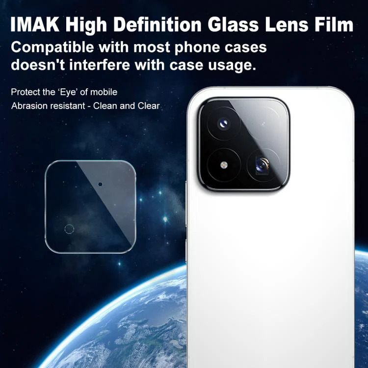 For Xiaomi 17 Max 5G IMAK Rear Camera Lens Glass Film Thin Version - Image 2