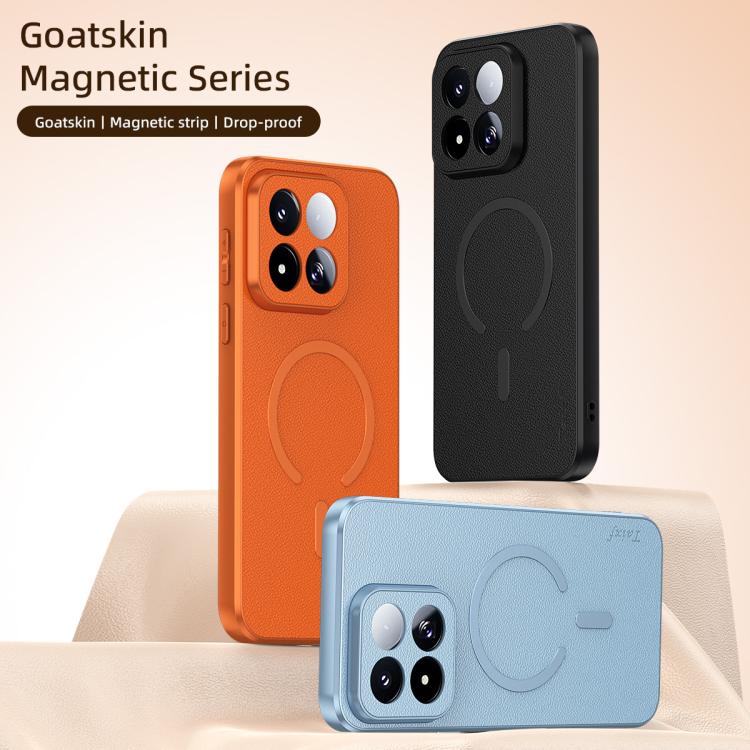 For Xiaomi 17 Max 5G Sheepskin Vegan Leather Magnetic Phone Case(Blue) - Image 3