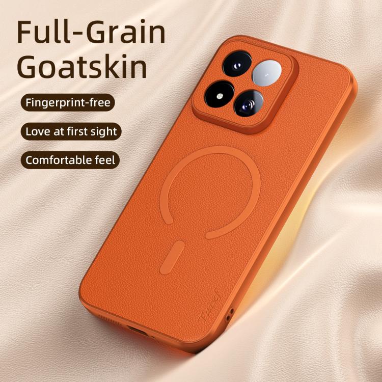 For Xiaomi 17 Max 5G Sheepskin Vegan Leather Magnetic Phone Case(Blue) - Image 4