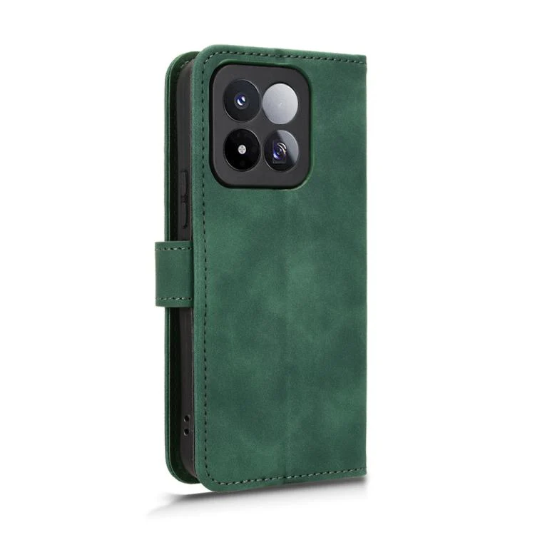 For Xiaomi 17 Max 5G Skin Feel Magnetic Flip Leather Phone Case(Green) - Image 3