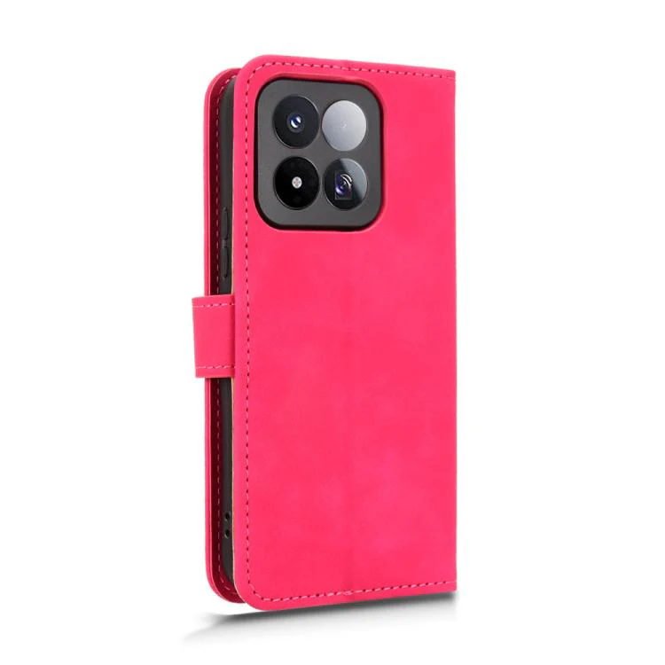 For Xiaomi 17 Max 5G Skin Feel Magnetic Flip Leather Phone Case(Rose Red) - Image 3