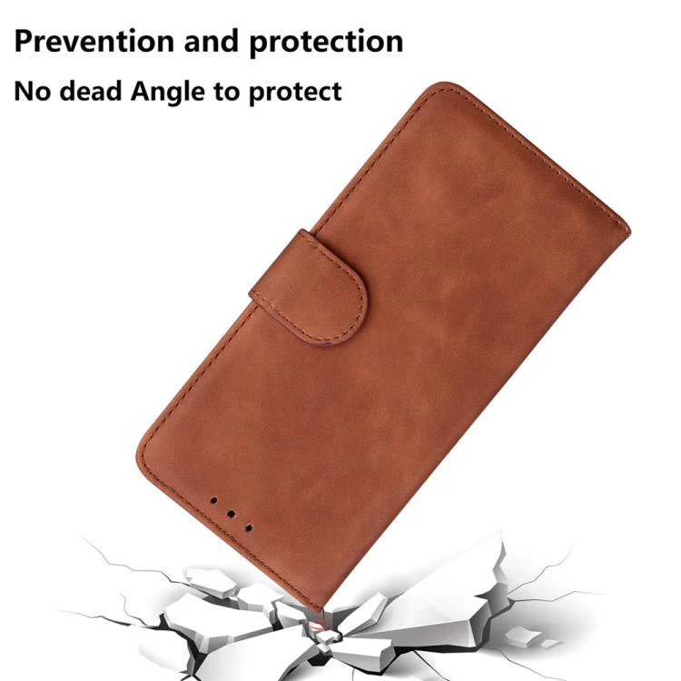 For Xiaomi 17 Max 5G Skin Feel Pure Color Flip Leather Phone Case(Brown) - Image 7