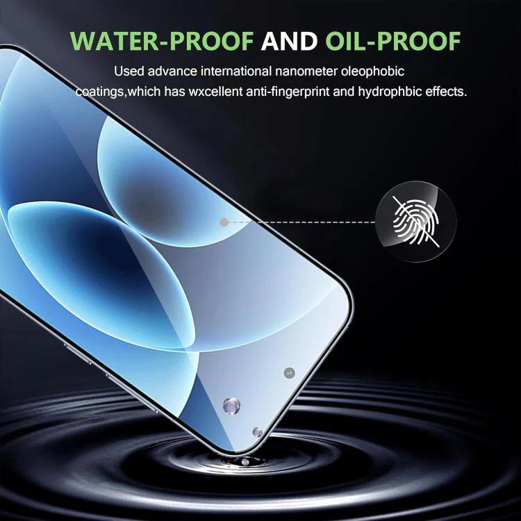 For Xiaomi 17 Pro 25pcs High-Aluminum Full-Coverage Anti-Fingerprint Screen-Printed HD Tempered Glass Film - Image 3