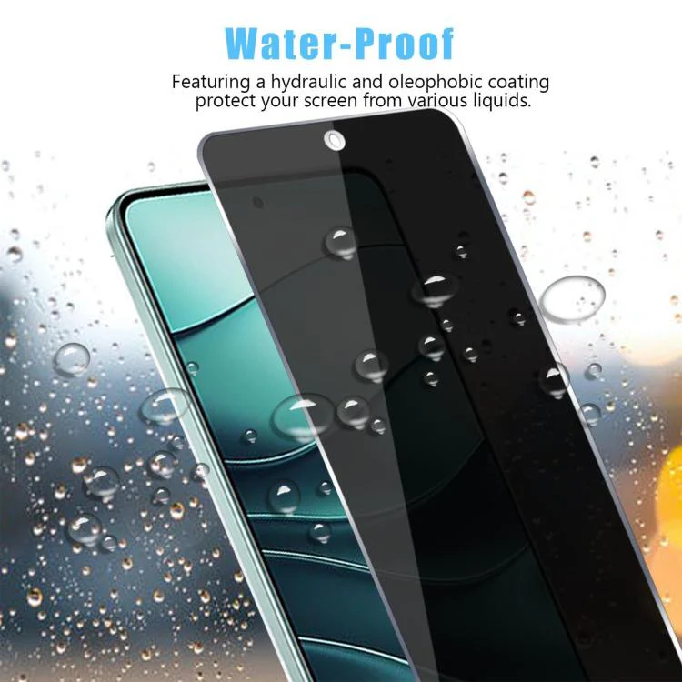 For Xiaomi 17 Pro 25pcs High-Aluminum Full-Coverage Anti-Fingerprint Screen-Printed Privacy Tempered Glass Film - Image 2