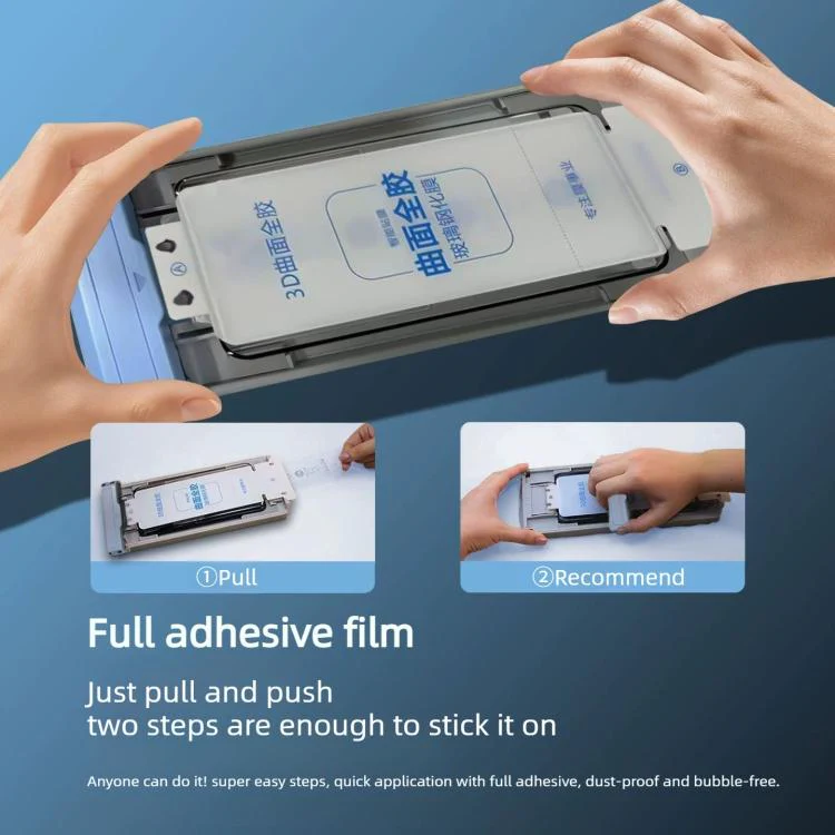 For Xiaomi 17 Pro 3D Curved Full Glue Full-Screen Easy Install Box Dust-Free Anti-Fingerprint Tempered Glass Film - Image 7