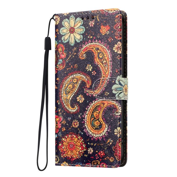 For Xiaomi 17 Pro CH002 Colored Drawing Buckle Clasp Vegan Leather Phone Case(Paisley Pattern) - Image 4