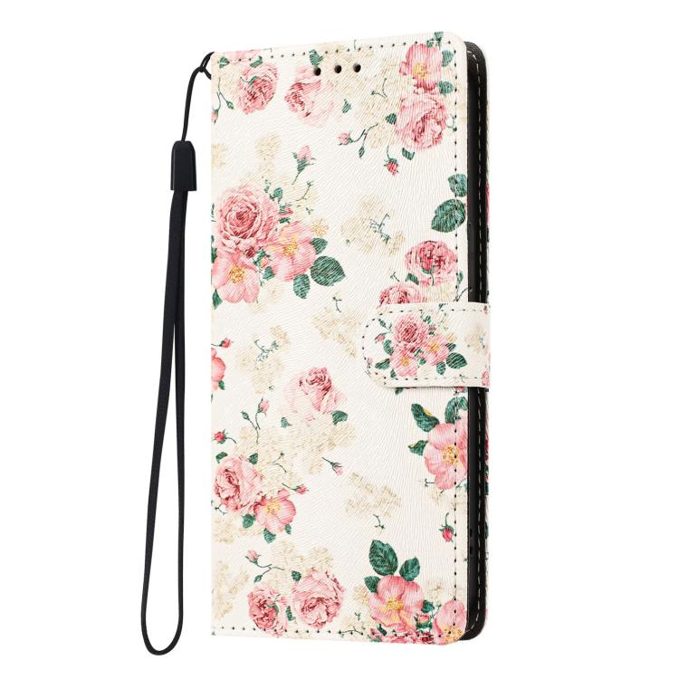 For Xiaomi 17 Pro CH002 Colored Drawing Buckle Clasp Vegan Leather Phone Case(Roses) - Image 4