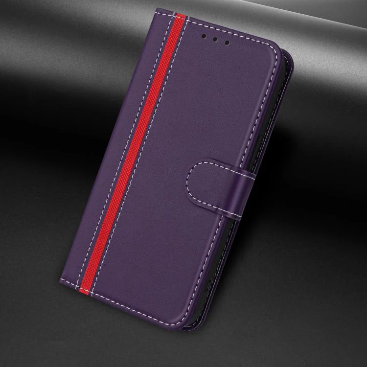 For Xiaomi 17 Pro Max Color Block Card Slots Vegan Leather Phone Case(Purple) - Image 2