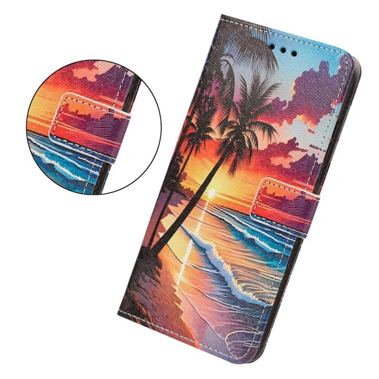 For Xiaomi 17 Pro Max Painted Pattern Vegan Leather Phone Case with Strap(Hawaii) - Image 4