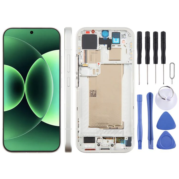 For Xiaomi 17 Pro Original LCD Screen Digitizer Full Assembly with Frame (Silver)
