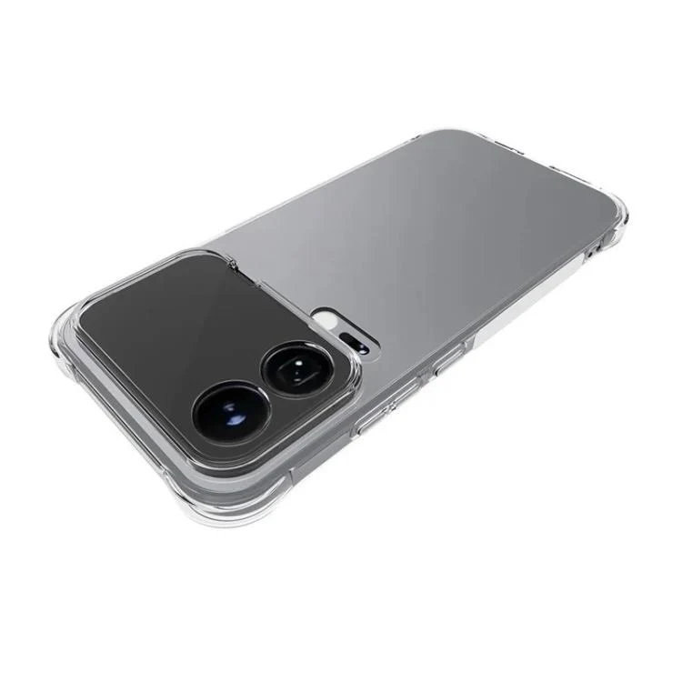 For Xiaomi 17 Pro WANLONFENG Transparent Four-Corner Shockproof TPU Phone Case with 2pcs Screen Films(Transparent) - Image 5
