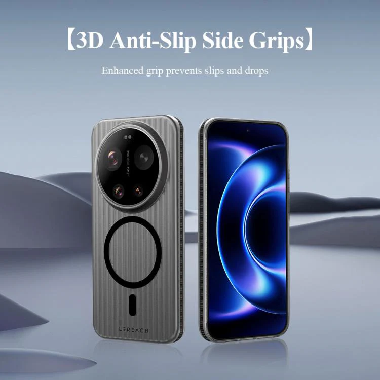 For Xiaomi 17 Ultra LeReach TOC Icicle Series Ice Mist Double-Sided Non-Slip Magnetic Phone Case(White) - Image 8