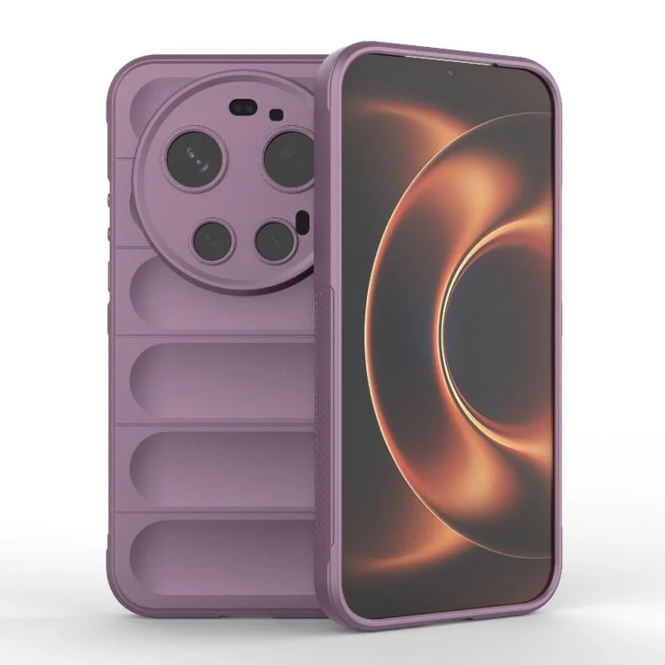 For Xiaomi 17 Ultra Magic Shield TPU + Flannel Phone Case(Purple)