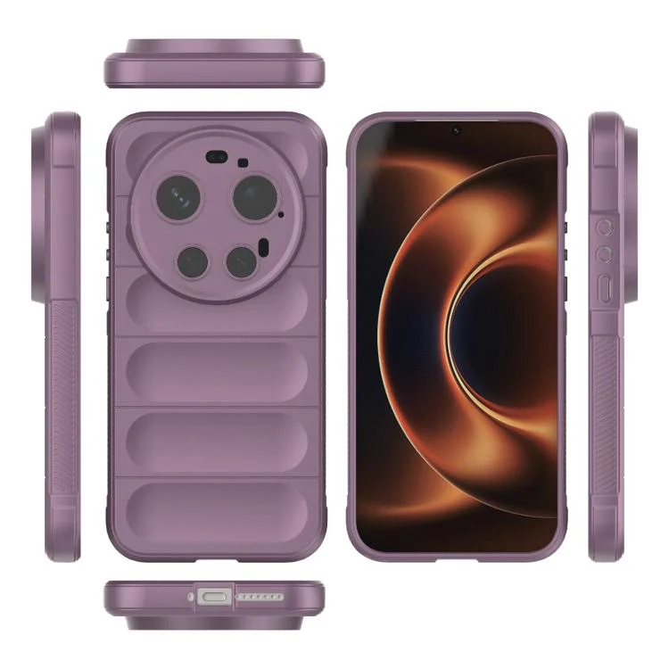 For Xiaomi 17 Ultra Magic Shield TPU + Flannel Phone Case(Purple) - Image 3
