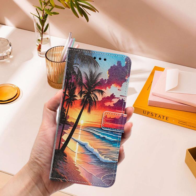 For Xiaomi 17 Ultra Painted Pattern Vegan Leather Phone Case with Strap(Hawaii) - Image 6