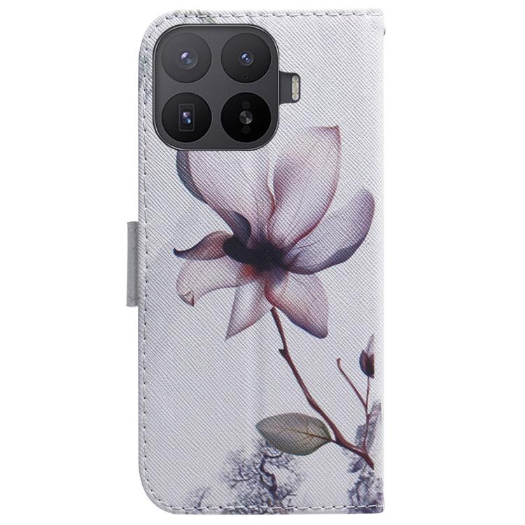 For Xiaomi 17T 5G Coloured Drawing Flip Leather Phone Case(Magnolia) - Image 3