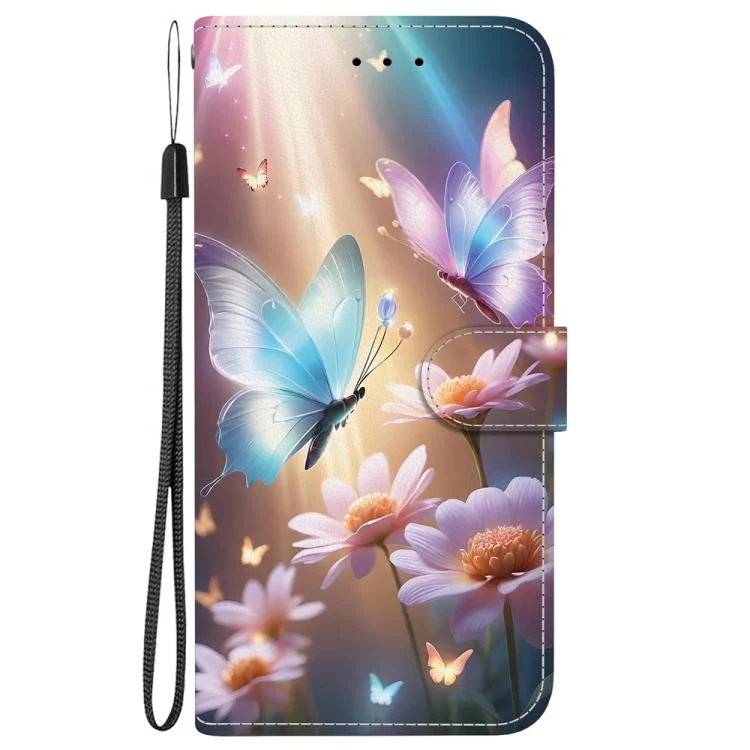 For Xiaomi 17T 5G Crystal Texture Colored Drawing Leather Phone Case(Butterfly Love Flower) - Image 2