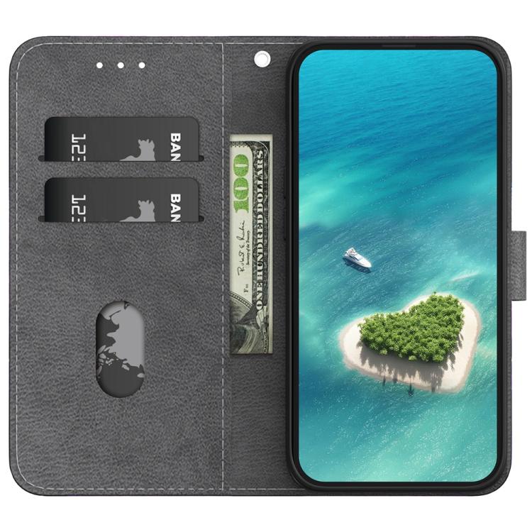 For Xiaomi 17T 5G Crystal Texture Colored Drawing Leather Phone Case(Jade Flowers) - Image 4