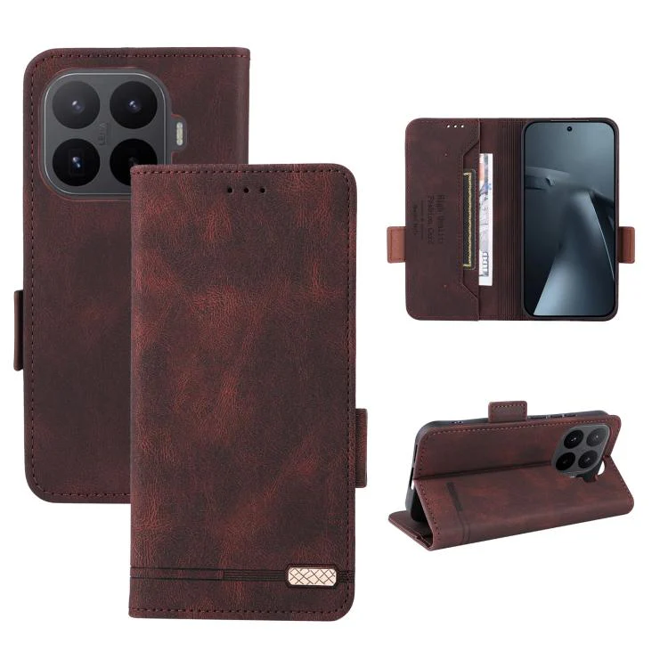 For Xiaomi 17T 5G Magnetic Clasp Leather Phone Case(Brown)