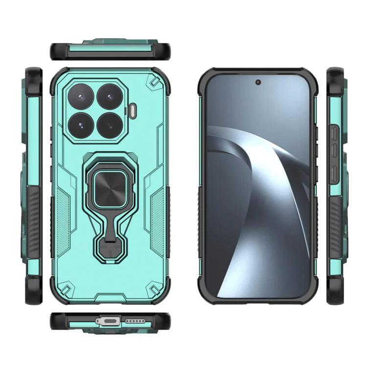 For Xiaomi 17T 5G Metal Kickstand TPU Hybrid PC Phone Case(Green) - Image 3