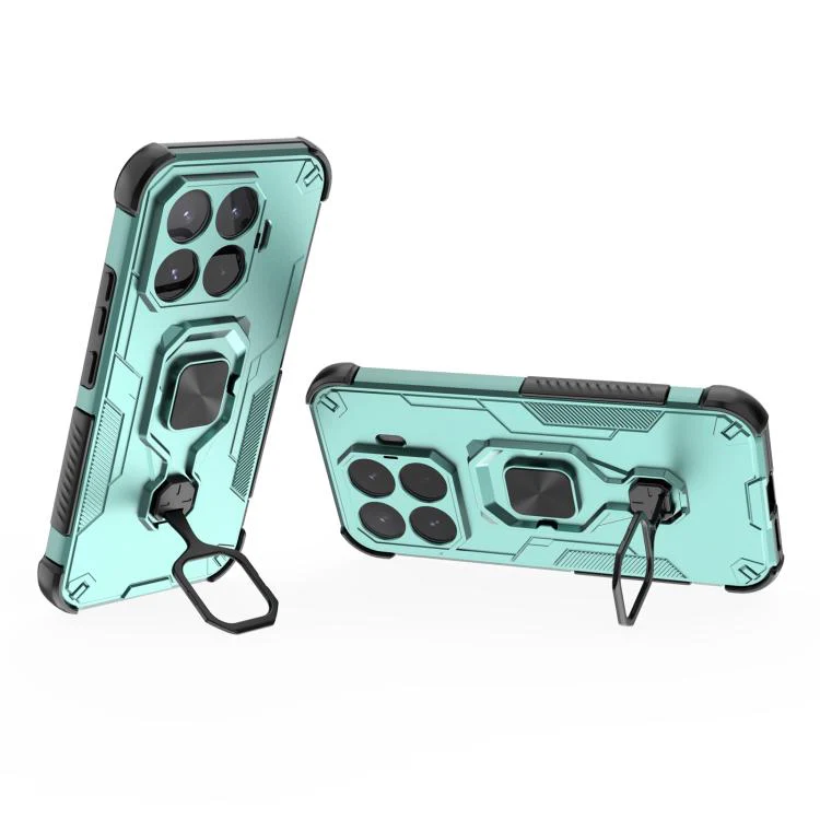 For Xiaomi 17T 5G Metal Kickstand TPU Hybrid PC Phone Case(Green) - Image 4