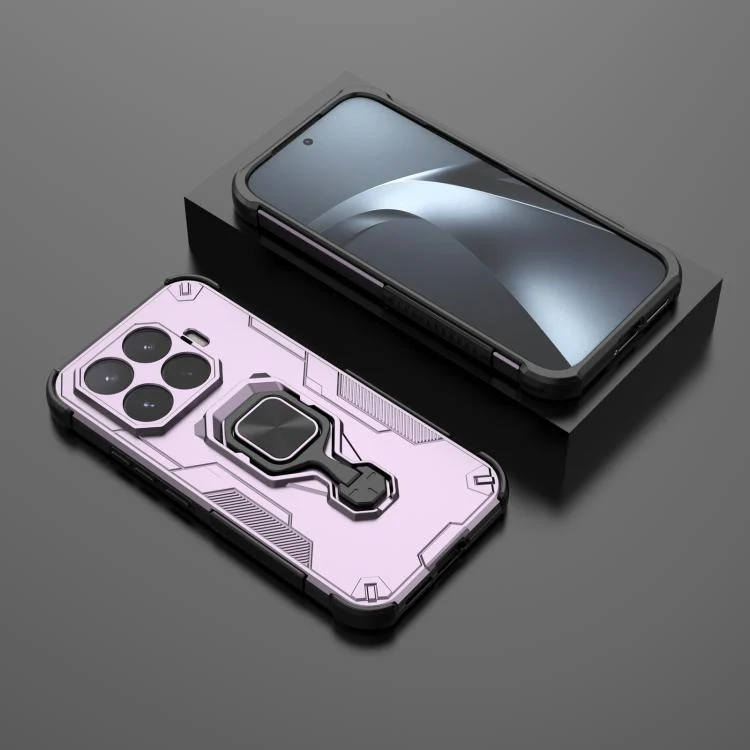 For Xiaomi 17T 5G Metal Kickstand TPU Hybrid PC Phone Case(Purple) - Image 2