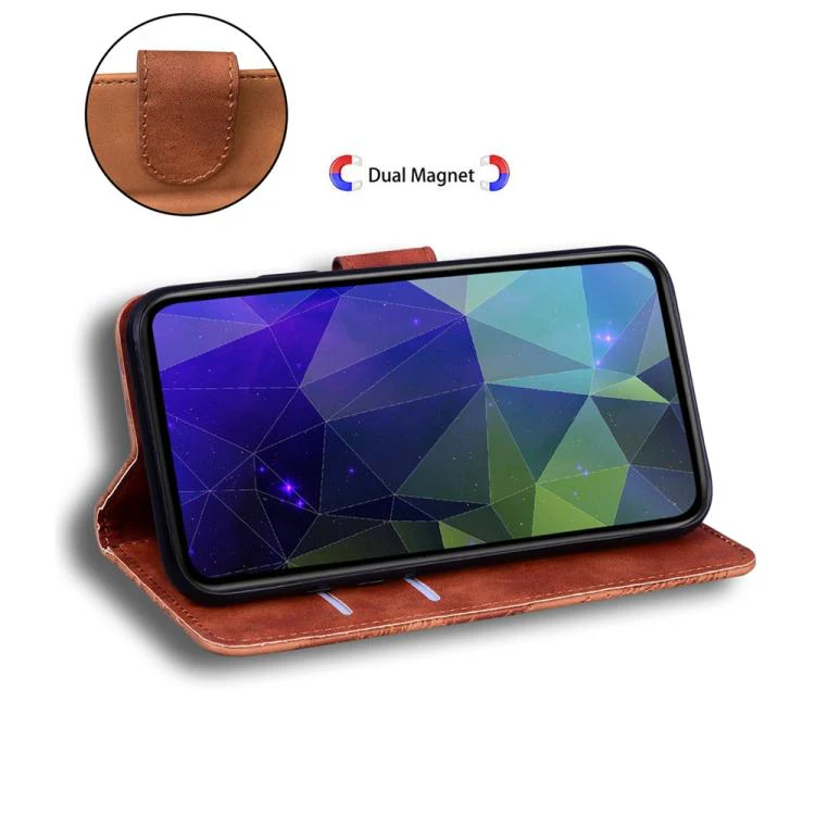 For Xiaomi 17T 5G Skin Feel Pure Color Flip Leather Phone Case(Brown) - Image 5