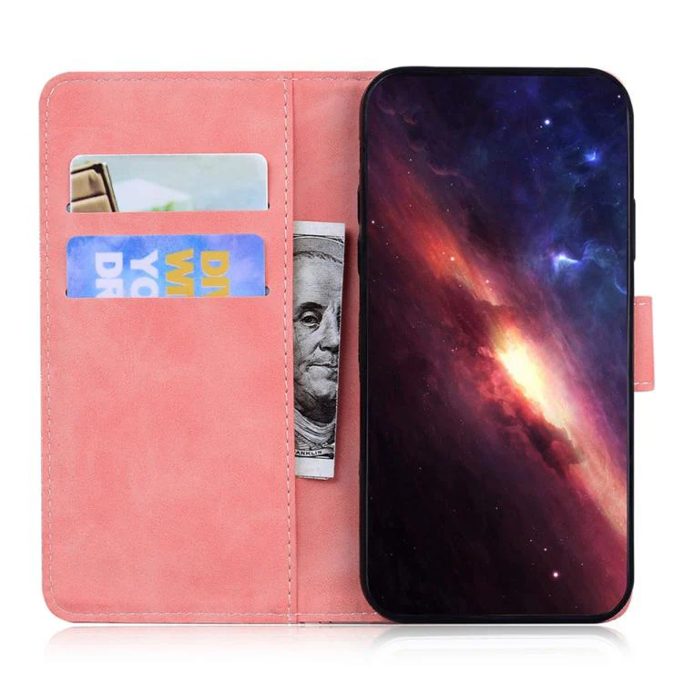 For Xiaomi 17T 5G Skin Feel Pure Color Flip Leather Phone Case(Pink) - Image 4