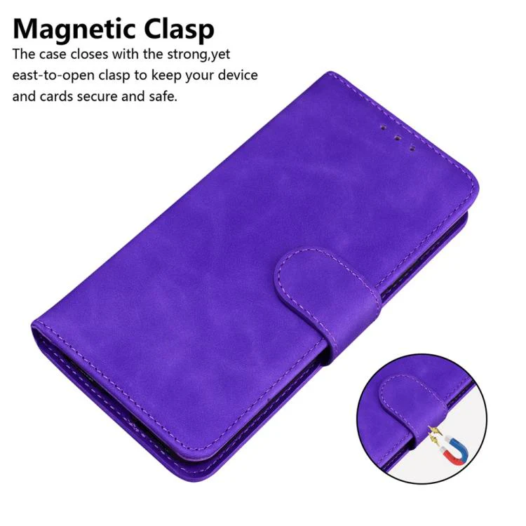 For Xiaomi 17T 5G Skin Feel Pure Color Flip Leather Phone Case(Purple) - Image 6