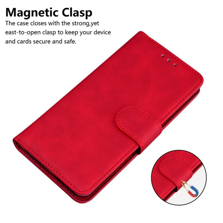 For Xiaomi 17T 5G Skin Feel Pure Color Flip Leather Phone Case(Red) - Image 6