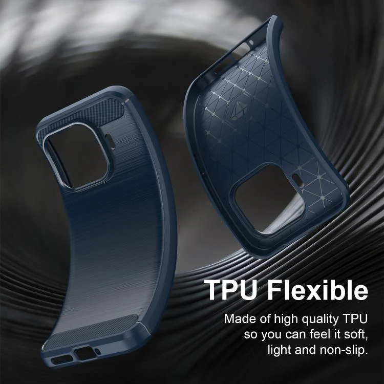 For Xiaomi 17T Pro 5G Carbon Fiber Brushed Texture TPU Phone Case(Blue) - Image 5