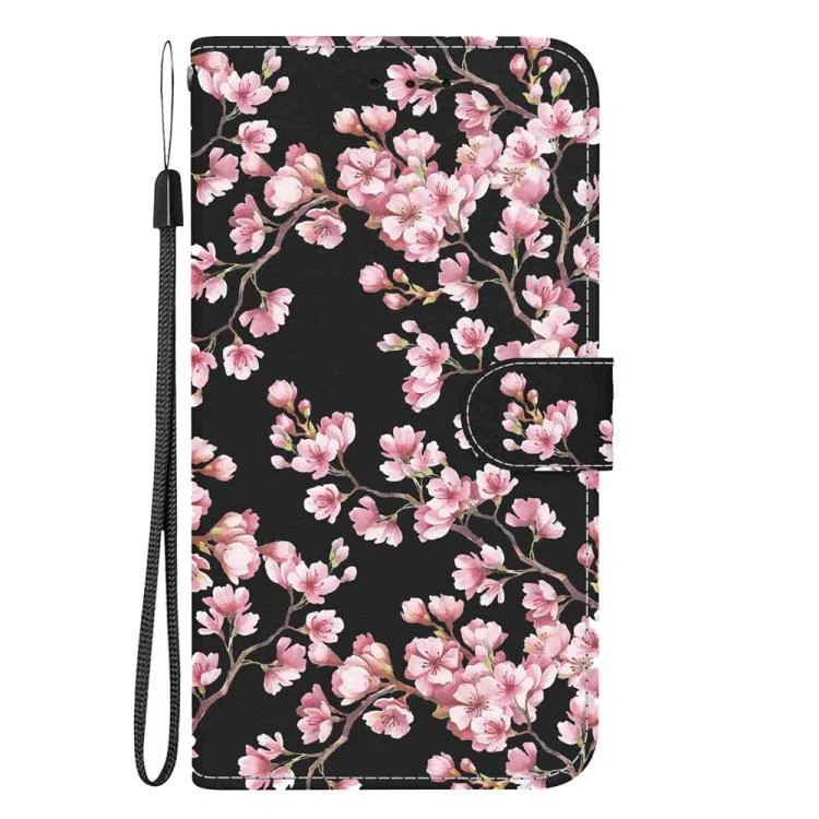 For Xiaomi 17T Pro 5G Crystal Texture Colored Drawing Leather Phone Case(Plum Bossom) - Image 2