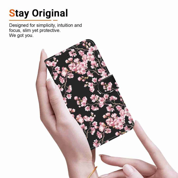 For Xiaomi 17T Pro 5G Crystal Texture Colored Drawing Leather Phone Case(Plum Bossom) - Image 6