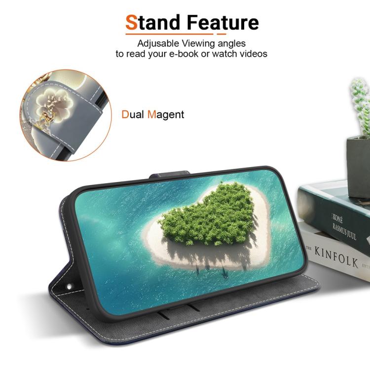 For Xiaomi 17T Pro 5G Crystal Texture Colored Drawing Leather Phone Case(Sika Deer) - Image 6