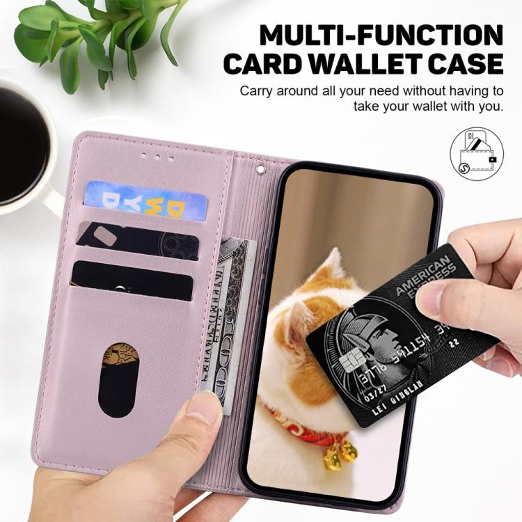 For Xiaomi 17T Pro 5G Cute Cats RFID Leather Phone Case(Rose Gold) - Image 6
