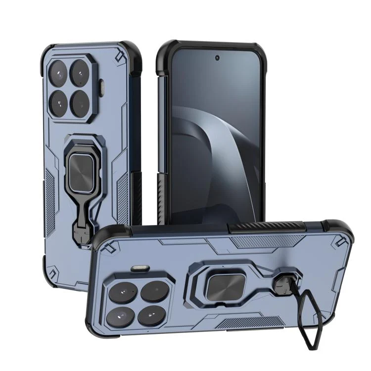 For Xiaomi 17T Pro 5G Metal Kickstand TPU Hybrid PC Phone Case(Blue)