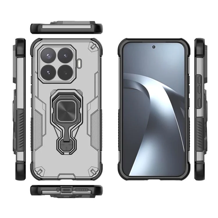 For Xiaomi 17T Pro 5G Metal Kickstand TPU Hybrid PC Phone Case(Grey) - Image 3