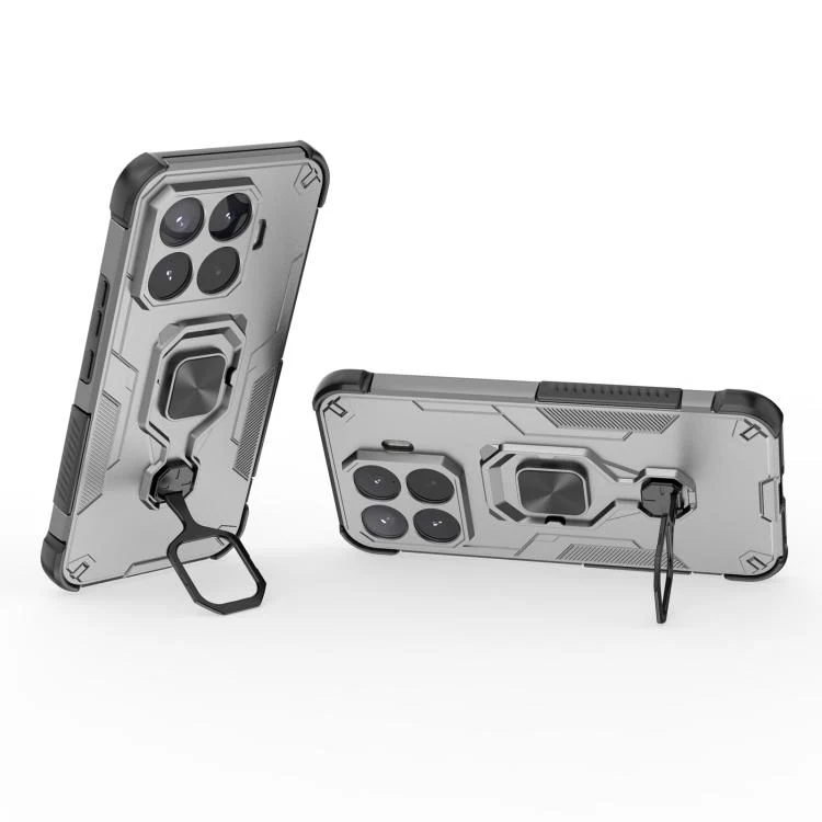 For Xiaomi 17T Pro 5G Metal Kickstand TPU Hybrid PC Phone Case(Grey) - Image 4