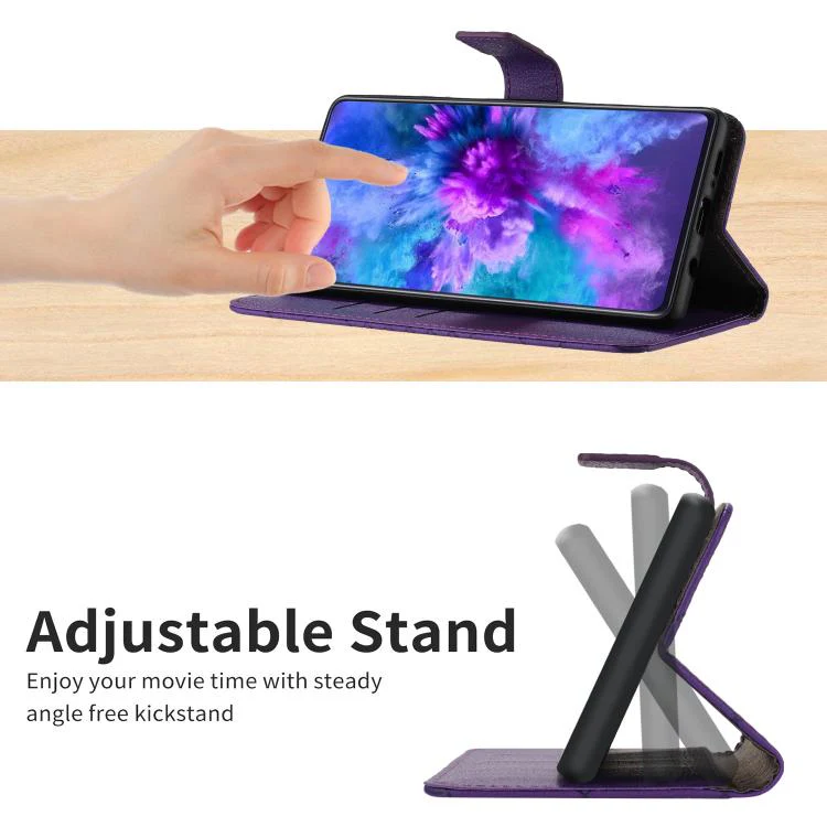 For Xiaomi 17T Pro 5G Rhombic Grid Texture Leather Phone Case(Purple) - Image 4
