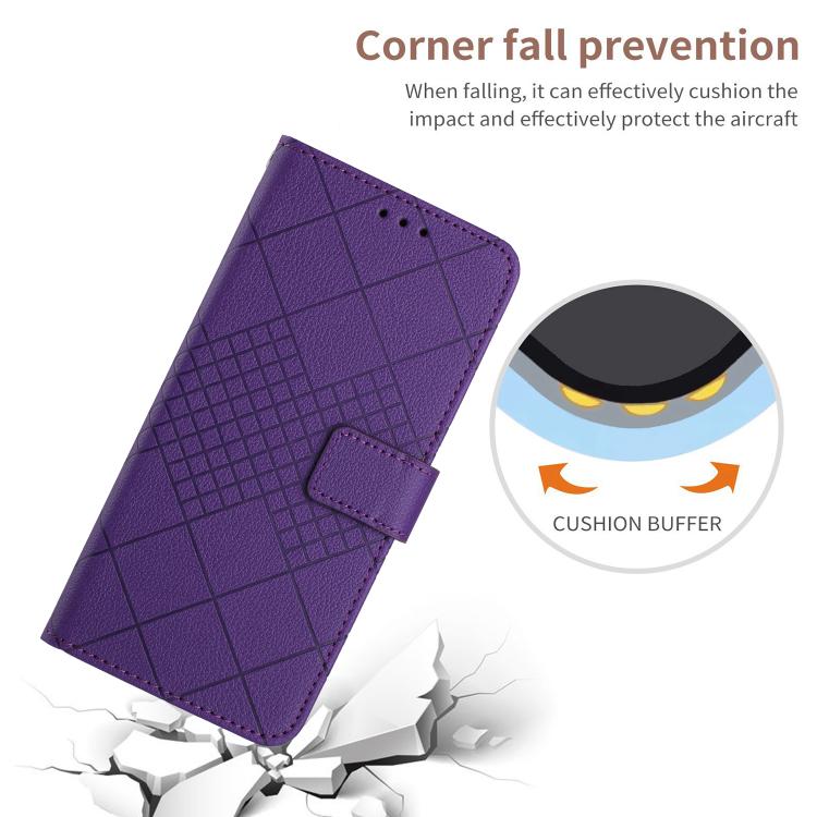 For Xiaomi 17T Pro 5G Rhombic Grid Texture Leather Phone Case(Purple) - Image 6