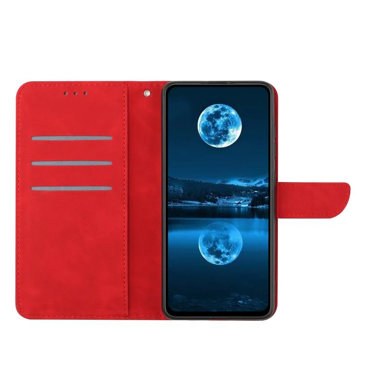 For Xiaomi 17T Pro 5G Stitching Embossed Leather Phone Case(Red) - Image 3