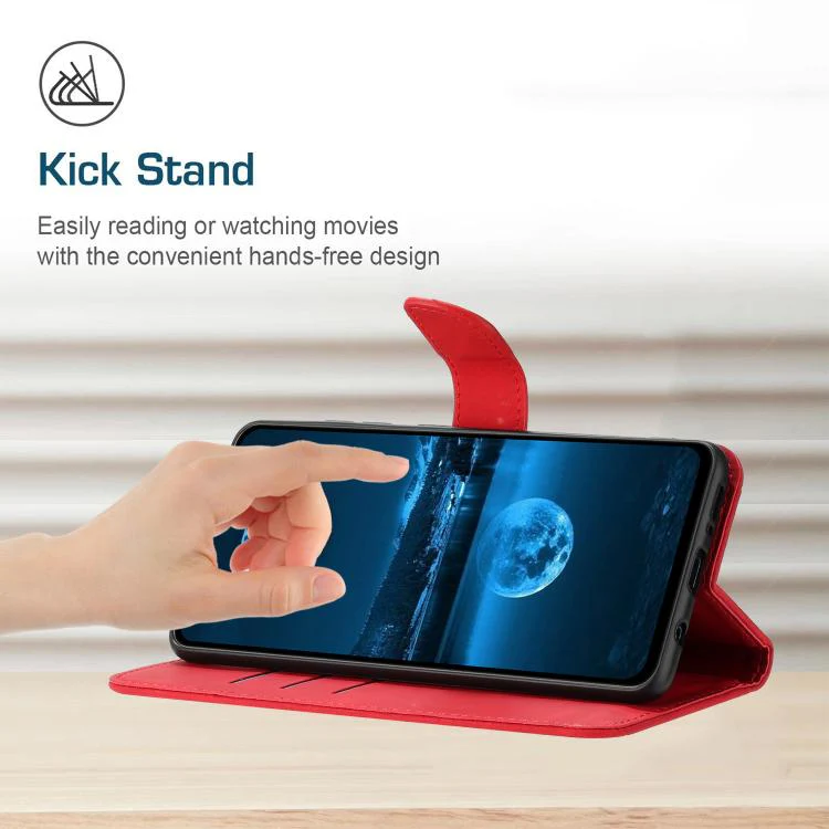 For Xiaomi 17T Pro 5G Stitching Embossed Leather Phone Case(Red) - Image 4