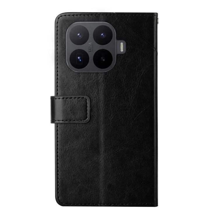 For Xiaomi 17T Pro 5G Y-shaped Pattern Flip Leather Phone Case(Black) - Image 3