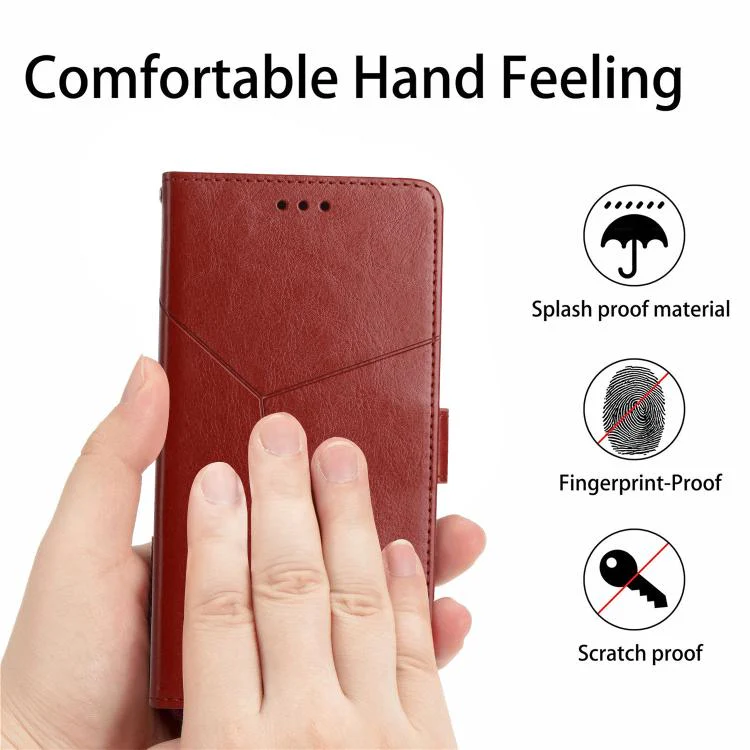 For Xiaomi 17T Pro 5G Y-shaped Pattern Flip Leather Phone Case(Brown) - Image 7
