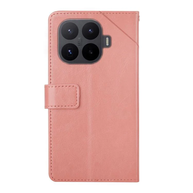 For Xiaomi 17T Pro 5G Y-shaped Pattern Flip Leather Phone Case(Pink) - Image 3