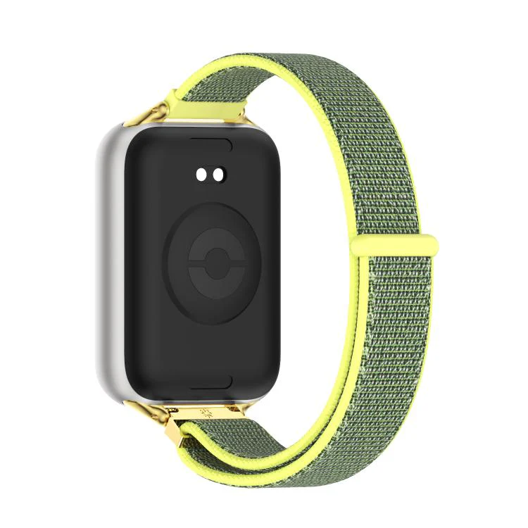For Xiaomi Band 10 Pro / Redmi Watch 6 / 5 MIJOBS Breathable Nylon Loop Watch Band(Bright Yellow Gold) - Image 3