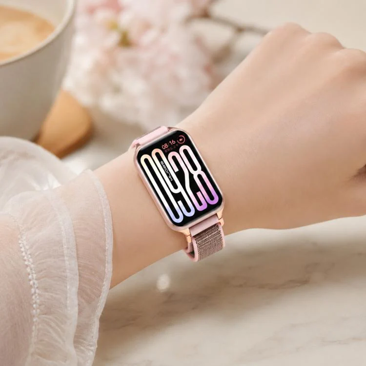 For Xiaomi Band 10 Pro / Redmi Watch 6 / 5 MIJOBS Breathable Nylon Loop Watch Band(Midnight Blue Black) - Image 6
